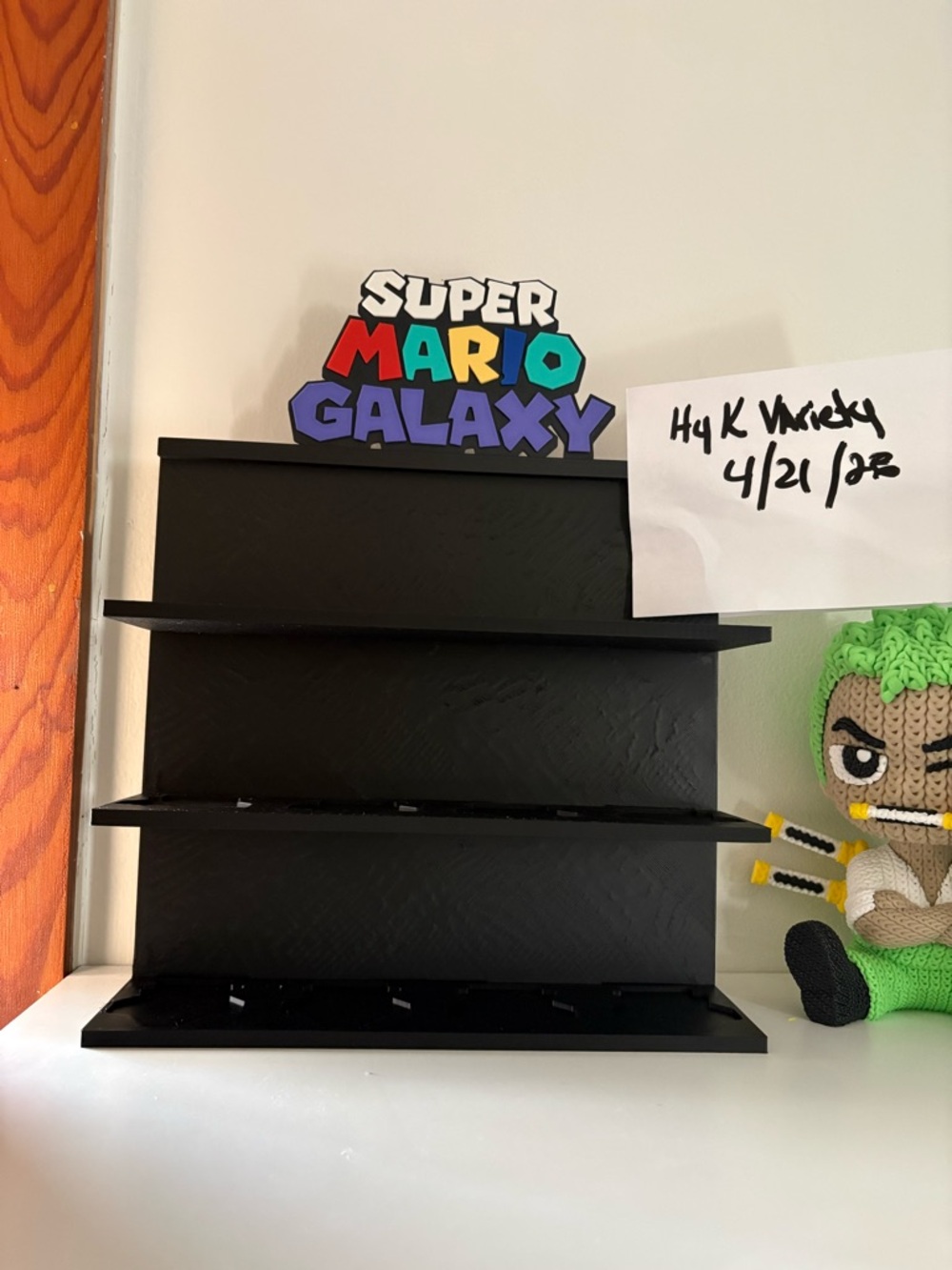 Mario galaxy display 3D printed